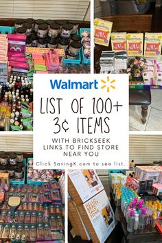 walmart's list of 100 + items with prices to find in stores near you