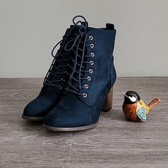 Journee Collection Womens Navy Lace Up Granny Style Comfort Baylor Round Toe Blo Women S Journee Collection Baylor Heeled Granny Bootie Blue Faux Suede 7 M Journee Collection Women's Baylor Lace-Up Booties Women's Shoes Journee Collection Baylor Bootie Sku 0077 Blue Vintage Shoes, Blue High Ankle Heels For Fall, Blue Boots With Stacked Heel For Fall, Blue Lace-up Boots With Reinforced Heel, Blue Block Heel Boots For Fall, Blue Block Heel Heels For Fall, Blue Block Heels For Fall, Blue Heeled Boots For Fall, Blue Block Heel Heels For Winter