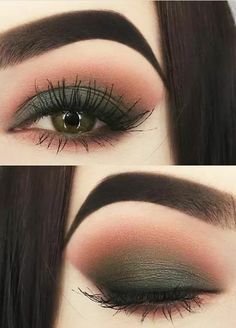 Make Up Diy, Makeup Looks For Green Eyes, Nails Green, Makeup Tutorial Video, Simple Eye Makeup, Makeup Hacks