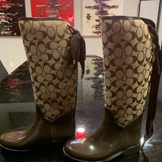 Coach Boots Size 7 Coach Boots, Coach Shoes, Winter Rain, Rain Boots, Size 7, Women Shoes, Boots, Women Shopping, Color