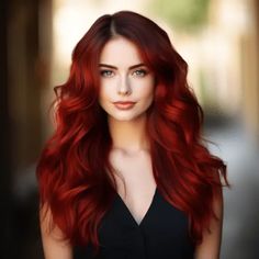 47 Stunning Dark Red Hair Color Ideas for This Year Cherry Brown Hair, Red Hair Trends, Red Hairstyles, Pretty Redhead