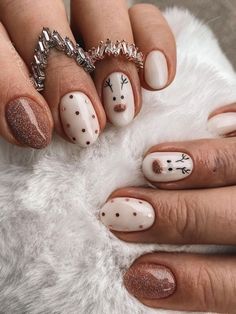 *Christmas, GASP!* Here are the best Christmas nail colors for 2023 @basiarestrepo [halloween nails, fall nails 2023, october nails, fall season nails, herfst nagels, autumn nails 2023, fall nails 2023, fall nails 2023 trends, fall nail colors, fall gel nails, unghie autunnali, fall wallpaper aesthetic, fall french nails, red fall nails, fall blue nails, fall pink nails, fall nails french tip, fall nail color, fall french tip nails, coffin fall nails, fall nail] **not my pic - dm for credit! Milky Nails, Short Gel Nails, Christmas Nails Easy, Cute Gel Nails, Winter Nail Designs, Festival Nails