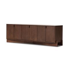 Castillo Media Console Chestnut Parawood Angled View 228465-003 Bedroom Bookshelf, Wood Media Console, Apartment Shopping, Modern Entertainment Center, Tv Stand Wood, Media Cabinet, Cord Management, Hide Rug, Rustic Lodge