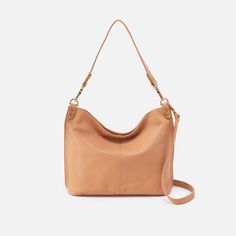 Pier Shoulder Bag in Pebbled Leather - Sandstorm Leather Hide, Kids Sunglasses, Light Tan, Hobo Handbags, Pebbled Leather, Tan Leather, Purses Crossbody, Suede Leather, Girls Shoes