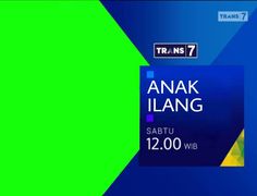 a green and blue background with the words anak ijung on it's side