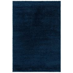 a dark blue rug on a white background