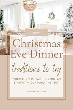 Christmas Eve Celebration Ideas, Christmas Eve Present Ideas, New Years Dinner Ideas Meals Families, Christmas Eve Decor, No Traditional Christmas Dinner, Christmas Dinner Traditions Fun, Crockpot Christmas Eve Dinner Ideas, Christmas Dinner Activities