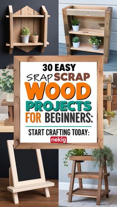 wooden projects for beginners to start crafting today with easy instructions and tips on how to make them