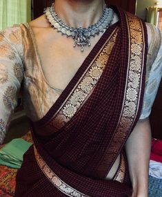 New Trendy Sarees 2023, Indian Tricolor Saree, Latest Silk Saree Trends 2023, Wine Colour Saree With Contrast Blouse, Saree Styles Traditional, Saree Brands, Saree Colours, Keep Me Stylish, Indian Sari Dress