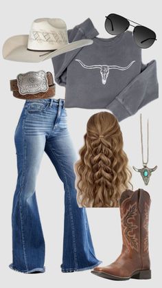 Mom Country Outfits, Country To Country Outfit, Barnwarming Outfits, Lainey Wilson Outfit Ideas, Southern Inspired Outfits, Southern Cowgirl Outfits, Western Cosmetology Outfits, Country Woman Outfits