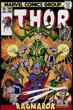 the cover to thor comic book