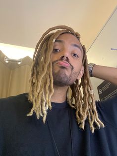 Faux Locs Men, Faux Locs Blonde, Locs Blonde, Locs Men, Blonde Men, Faux Locs Hairstyles, Blonde Guys, Afro Hair, Faux Locs