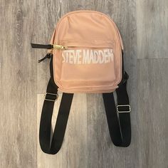 In Great Condition. Never Used Before. Steve Madden Backpack, Cheer Shoes, Cute Mini Backpacks, Camo Backpack, Studded Backpack, Mini Backpacks, Quilted Backpack, Medium Backpack, Steve Madden Bags