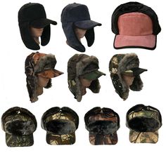 * Men's Winter Trooper TRAPPER Ski Soft Faux Fur Warm Aviator Hat Cap * Material :Polyester * Real Hat Color  could be a little bit Darker or Brighter than Picture Skiing, Real Hat, Aviator Hat, Trapper Hat, Trapper Hats, Men Winter, Hat Cap, Faux Fur, Cool Outfits