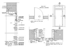 some drawings of different types of windows and doors