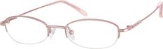 Zenni Womens Lightweight Oval Prescription Eyeglasses Rose Gold Stainless Steel 463619 Pink Rims, Oval Glasses, Gold Glasses, Oval Eyeglasses, Zenni Optical, Cute Frames, Cute Glasses, Cool Glasses, Fashion Eye Glasses