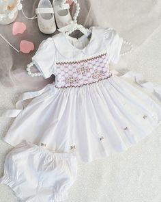 Girl Beautifully, Toddler Girls Easter Dresses, Flower Girl Dress Baby, Flower Girl Dresses Vintage, Hand Smocking, Girl Dress Baby, Easter Dresses For Toddlers, Easter Wedding