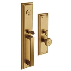 an image of a door handle with knobs on the front and back side of it