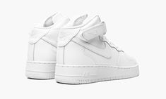 Air Force 1 Mid LE DH2933 111 Airforce 1 Mid, White Air Force 1, Nike Air Force 1 Mid, Air Force 1 Mid, Air Force 1 High, Purple Sneakers, White Running Shoes, Best Running Shoes, Stadium Goods