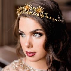 Nwot Never Worn Gold Metal Flower Crown With Vintage Brass Flowers Tiara With Champagne Pearls Wedding Bridal Headpiece Celestial Wedding Headband Festival Wear, Cos Play, Photo Shoot Prop Brass Flowers, Flower Tiara, Pearls Wedding, Celestial Wedding, Tiara Wedding, Crown Tiara, Photoshoot Props, Cos Play, Metal Flower