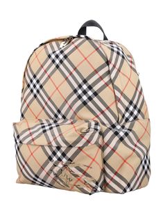 Ml Essential Backpack By Burberry London. Featuring: Iconic Burberry Vintage Check Pattern Durable Nylon Construction Spacious Main Compartment With Zip Closure Front Zip Pocket Adjustable Shoulder Straps Top Handle Burberry Logo Detail On The Front Pocket Height: 47cm Width: 34cm Depth: 15cmComposition: 92% polyester, 08% polyurethane Burberry Logo, Ysl Sandals, Tom Ford Handbags, Burberry Vintage, Stella Mccartney Bag, Burberry Hat, Burberry London, Leather Cap, Valentino Bags