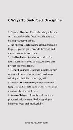 #selftoxicity #personaldevelopmenttips #selfgrowth #success #successmindset #winner #strongmind How To Build Discipline, How To Be Successful, Success Routine, Building Habits, Growth Mindset Quotes, Behavior Interventions, Health Coach Business, Productive Habits