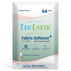 a packet of true earth fabric softener