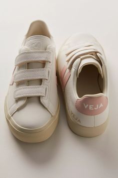 Veja Recife Sneakers | Free People Basket Veja, Veja Shoes, Velcro Shoes, Velcro Sneakers, Veja Sneakers, Sustainable Leather, High Quality Shoes, Slides Shoes, Classic Sneakers