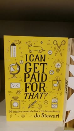 i can get paid for that? book sitting on a shelf next to other books