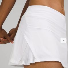 Nwt, Size 4 Available. Lululemon Tennis Skirt, The Slits, Pleats Skirt, Athletic Skirt, Pleated Tennis Skirt, Tennis Skort, Hem Skirt, Tennis Ball, Lululemon Women