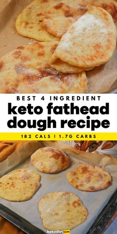 EASY Fathead Dough Recipe (4 Ingredients) - This is the only keto fathead dough you will ever need. Making keto pastry is no longer a struggle! Versatile and easy to make it will become your go-to base for all recipes that require dough. It’s a great recipe that is low carb and keto made with mozzarella and cream cheese. Keto Fathead Dough, Fathead Dough Recipe, Fathead Dough, Diet Breakfast, Low Carb Bread, Low Carb Keto Recipes, Dough Recipe