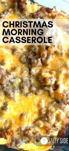 a casserole dish with meat and cheese on it