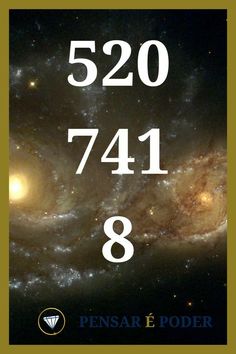 an image of the numbers in front of some galaxys with words that read, 522