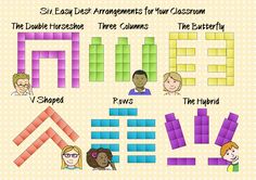 four different types of shapes and sizes for children to use in their classroom activities, including the