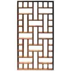 a wooden wall panel with an intricate design