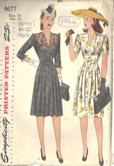 40s Dress, 1940s Style