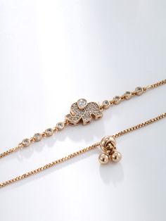 Material: Alloy Color: 18K Gold Plated Fashion Element: Auspicious Elephant Style: Cartoon Elephant Fashion, Box Chain, 18k Gold, Gold Plate, Sense, Elephant, Plating, Chain, Gold