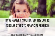 Have you heard of Dave Ramsey's 7 baby steps to financial freedom? For many, Dave Ramsey system is the golden truth. I am here to break it to you that some of the principles are outdated and need revamping. For example, should you pay off your mortgage instead of investing? Here are my 12 toddler steps to financial freedom. Budgeting 101, Money Strategy, Budget Ideas, Money Save, Bathroom Design Inspiration, Breathe Easy