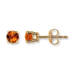 Fine Jewelry Earrings, Citrine Birthstone, Gold Stock, Jewelry Advice, Jared The Galleria Of Jewelry, Citrine Earrings, Yellow Gold Setting, Fine Jewellery Earrings, In November