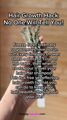 Please don't make rosemary water for hair growth if you don't want to grow longer and thicker hair! Homemade Rosemary Water For Hair Growth, Hair Growth Tips Rosemary, Making Rosemary Water For Hair, Rosemary Water For Hair Growth Results, Rosemary Essential Oil Water For Hair Growth, Homemade Hair Treatments, Idda Van Munster, Hair Growing Tips