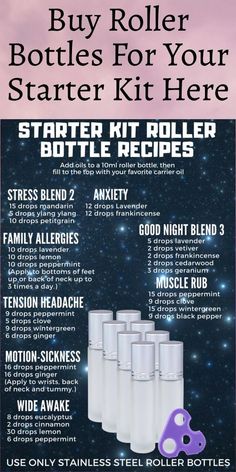 Essential Oil Roller Bottle Recipes, Roller Bottle Recipes, Doterra Essential Oils Recipes, Essential Oil Remedy, Young Living Essential Oils Recipes, Essential Oils Guide, Essential Oils Health, Essential Oil Roller Bottle, Yl Essential Oils