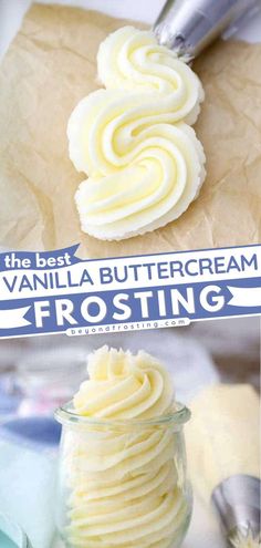 the best vanilla buttercream frosting recipe