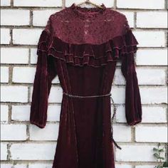 Vintage - Limited Edition - One Of A Kind New Unworn Velvet Dress Dresses, Velvet Dress, M Dresses, Limited Editions, Colorful Dresses, Limited Edition, Womens Sizes, Velvet, Womens Dresses