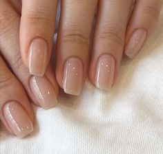 Natural Square Nails, Square Gel Nails, Natural Acrylic Nails, Subtle Nails, Nagel Tips, Short Square Nails