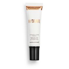 Makeup Revolution Hydrate & Prime Hydrate Primer - 0.95 Fl Oz : Target Makeup Revolution Primer, Inexpensive Makeup, Primer Makeup, Wedding Makeup Bride, Revolution Makeup, Water Based Primer, Glow Primer, White Liquid, Dream Makeup