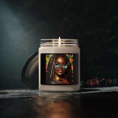 Packed with immersive aromas, these scented candles come in 9oz glass jars and are one size (2.8″ × 3.5") (7.1cm × 8.8cm). Made with 100% natural soy wax blend, each candle features a 100% cotton wick and a empowerment image that inspires everyone in the room! .: Materials: 100% natural soy wax blend, 100% cotton wick and a glass jar .: One size: 2.8″ × 3.5" (7.1cm × 8.9cm) .: Compliant with ASTM safety standards .: Burning time: 50-60 hours .: Glossy permanent adhesive label .: Choose from nine Destined For Greatness, Scented Soy Candles, Soy Candle, Natural Soy Wax, Glass Jar, Fragrance Candle, Home Fragrances, Gift Registry, Soy Candles