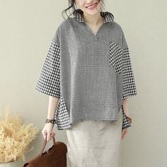 Bat Sleeve Top, Bat Sleeve, Blouse Length, Pair Of Pants, Linen Shirt, Black Blouse, Summer Casual