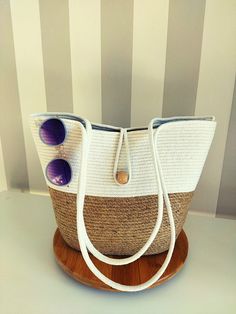 Our product has been carefully prepared for you with a sewing machine from completely natural threads. It is handmade. You can use it as a daily or beach bag. Product size: height 30 cm, diameter 50 cm Rectangular White Crochet Bag For Vacation, White Straw Crochet Bag For Travel, White Rectangular Bucket Bag For Beach Season, Summer White Rectangular Bucket Bag, White Rectangular Summer Bucket Bag, White Rectangular Crochet Bag For Beach, White Crochet Straw Bag For Summer, Large Capacity White Shoulder Bag For Summer, White Straw Bags With Braided Handles