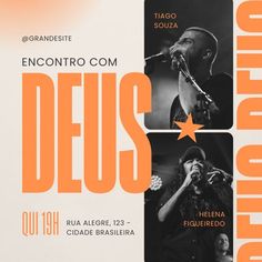 a concert poster for the band deus