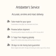 an advertisement for artisbetter's service